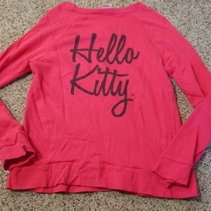 Hello Kitty Tops - Hello Kitty Crewneck Sweatshirt Hello Kitty Tops - Hello Kitty Crewneck Sweatshirt